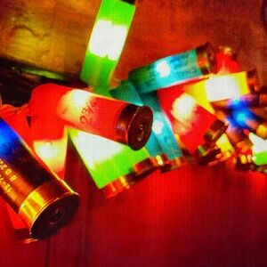 NWT:Shotgun Shell Lights - Red, Green and Blue -set of 50